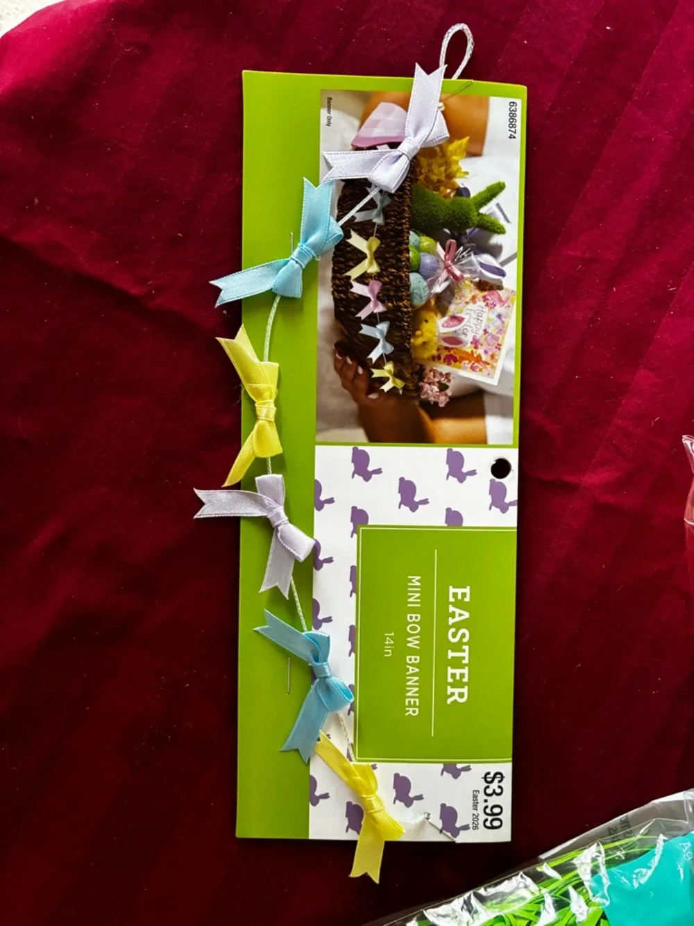 Easter Basket Bundle – Grass, Mini Eggs & Banner Set